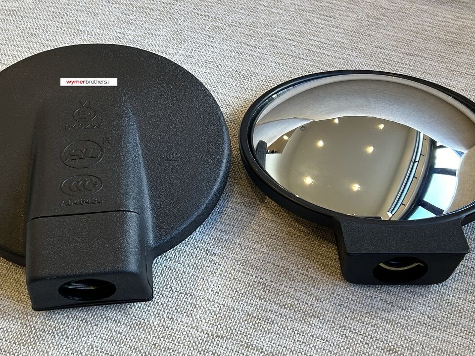 MIRROR Round Spot 145mm 16mm Ball Mount N95+